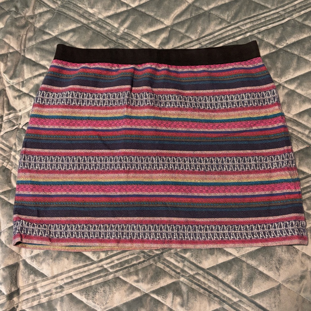AEO Boho striped mini skirt, size US 12